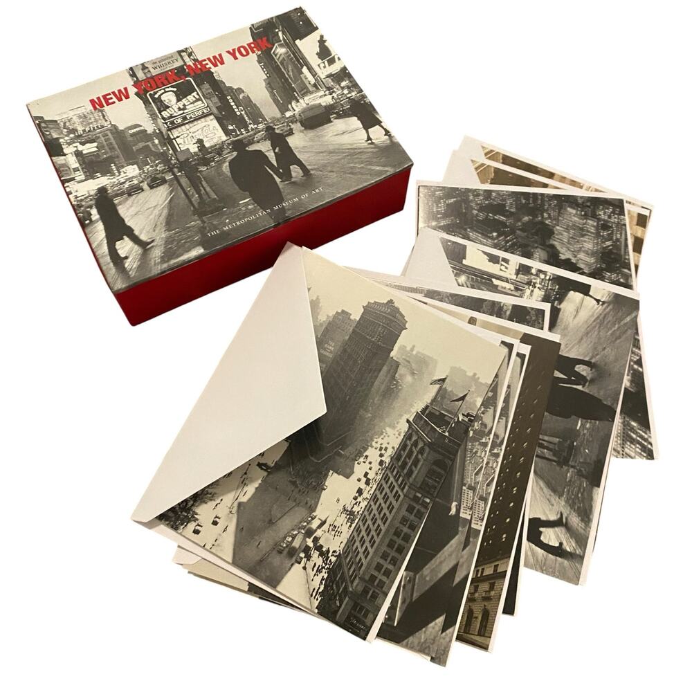 The Metropolitan Museum Of Art New York Places New Box set of 12 Note Cards 2002